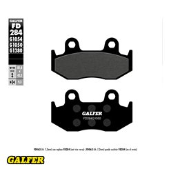 GALFER KLOCKI HAMULCOWE KH323 PÓŁMETALICZNE (GRUBOŚĆ 9,2 MM) SCOOTER