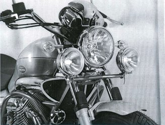 Zestaw lamp bocznych, dodatkowych Moto Guzzi Nevada Classic V 750 ie / Aquilia Nera 2004-2011 Hepco Becker | 400534 00 02