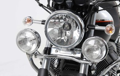 Zestaw lamp bocznych, dodatkowych Moto Guzzi Nevada 750 Anniversario 2010-2011 Hepco Becker | 400543 00 02