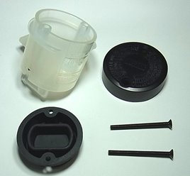 Zbiorniczek płynu hamulcowego z pokrywą i uszczelką przód Honda CBR 900RR, CBR 1000RR, VTR 1000F/SP | RVR-104