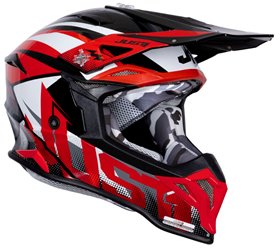 Kask JUST1 J39 REVO red white black XL