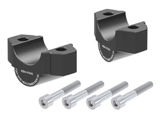 Podwyższenie kierownicy Yamaha XSR 900 2016-2026 20 mm czarne Hepco & Becker | 42354551 20 01