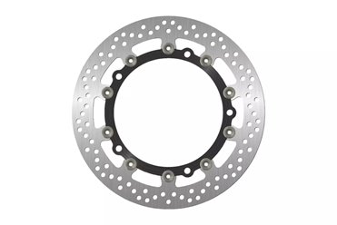 Tarcza hamulcowa przód BMW F 900R/XR, F 800R/GT/S/ST, HP2, R 1200RT/RS, K 1600GT/GTL, K 1200LT, K 1200/1300S/R, R 1250 R/RT/RS (320x181x5MM) (5X10,25MM) PŁYWAJĄCA (ŚRODEK ALUMINIOWY) | NG2091G