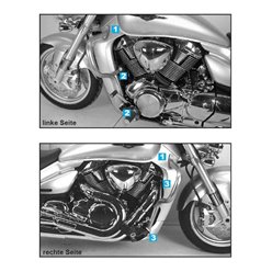 Gmole silnika Suzuki M 1800 (VZR R Intruder) 2006 - 2012 Hepco Becker | 5013511 00 02