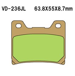 Klocki hamulcowe KH88 SPIEK METALICZNY ZŁOTE Vesrah | VD-236JL