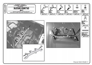 Adapter stelaża bocznego Kappa | 3100KIT