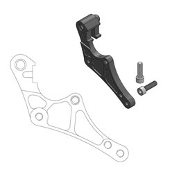 Adapter oversize do zacisku OEM KTM, Husaberg, Husqvarna 320mm Supermoto Moto-Master | M211054
