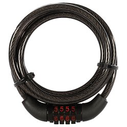 Linka antykradzieżowa COMBI6 na szyfr 6mm x 1500mm czarna Oxford | OF210