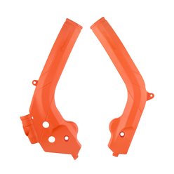 Osłony ramy KTM SX/SXF/CX/CX-F/EXC / EXC-F/XC-W/XCF-W, Husqvarna FC/TC/FX/TX Pomarańczowy Polisport | 8466600002