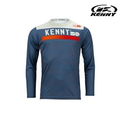Koszulka rowerowa MTB Elite Camo Blue niebieski/biały S Kenny Racing | 232-3004040-5402