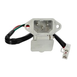 Gniazdo ładowania z klapką skuter elektryczny