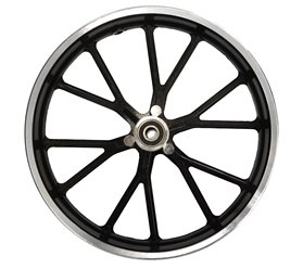 Felga przednia do 10x2,5 (rozstaw 42 mm) Mini Dirt bike 49cc - czarna