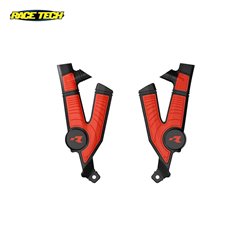 Osłony ramy BI-MATERIAL SUPER GRIP Talaria STING MX4/MX5/TL4000 / TL5500 Czarny/Czerwony RACETECH | PRTTALNRRS4