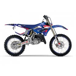 Komplet naklejek Yamaha YZ 125/250 DREAM 5 Niebieski czarny Blackbird | E2231AB