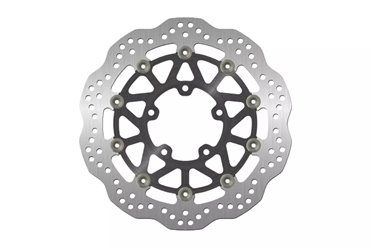Tarcza hamulcowa przód Kawasaki Z1000SX, Z1000 (300X80X5,5MM) (5X10,5MM) WAVE PŁYWAJĄCA (ŚRODEK ALUMINIOWY) | NG1647XG