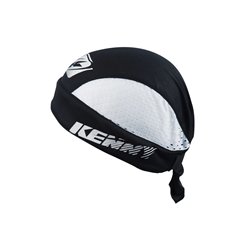 Czapka pod kask Czarny/Biały Rozmiar Uniwersalny Kenny Racing | 151-0506011