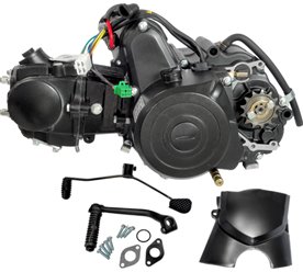 Silnik Moretti 50cc motorower czarny