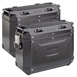 Kufry boczne 37L MONOKEY CAM SIDE KVG37B Voyager aluminiowe czarny anodowany Kappa | KVG37BPACK2
