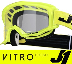 Gogle motocyklowe Just1 Vitro żółto(fluorescencyjny)-czarne Moretti