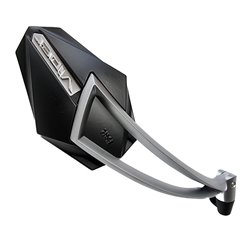 Lusterko lewe VIPER regulowane aluminium czarny FAR | FAR7209