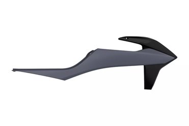 Osłony chłodnicy KTM SX/SXF, EXC/EXC-F Czarny/Szary Polisport | 8422100008