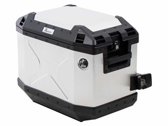 Kufer lewy Xplorer 40L srebrny Hepco & Becker | 610220 00 00