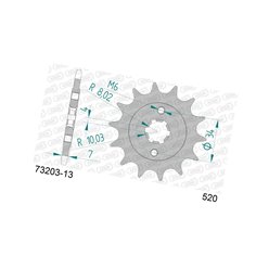 Zębatka przednia 13 KTM 125 Duke, 200 Duke ŁAŃC. 520 AFAM | 73203-13