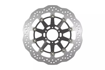 Tarcza hamulcowa przód Aprilia Caponord 1200; Yamaha FZR 1000, XJR 1200/1300 (320x64x5mm) (6x8,5mm) Wave pływająca (Środek aluminiowy) | NG1060XG