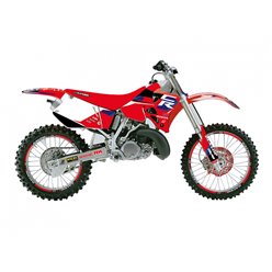 Komplet naklejek (oklein) Honda CR 125R, CR 250R Dream 5 Czerwony Czarny Blackbird | E2140AB