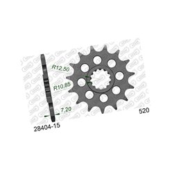 Zębatka przednia 15 Kawasaki ER6F/N, KLE 650, EX650, Suzuki SV 650 ŁAŃC. 520 AFAM | 28404-15