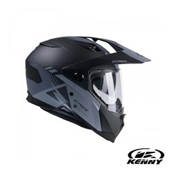 Kask Dual Adventure Extreme Graphic Black/Grey Matt M (57-58 cm) Kenny Racing | 251-0405020-5503