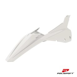 Błotnik tył z boczkami Beta RR250/300 2T, 350/400/450 4T BIAŁY OEM Polisport | 8585300001