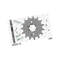 Zębatka przednia 259 16 Honda XL 125, NX 125 Łańcuch 428 AFAM | 20200-16