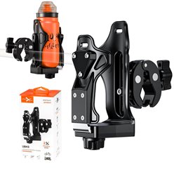 Uniwersalny uchwyt na bidon, butelkę i termos do motocykla, skutera, roweru | UCH000252