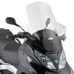 Szyba akcesoryjna Piaggio MP3 300 Sport, 500 Business 75x65cm przeźroczysta Kappa | KD5601ST