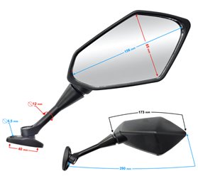 Lusterka kpl. Blade