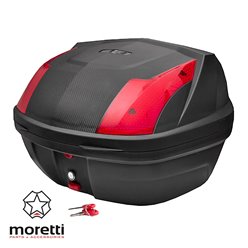 Kufer centralny na motocykl, skuter Kufer Moretti