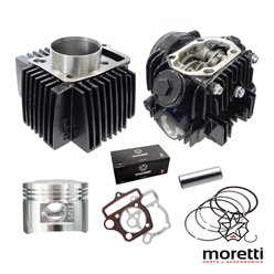 Cylinder i głowica Moretti do motoroweru 4T 125cc 154FMH 139FMB Motorower biegowy