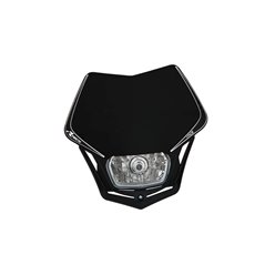 Lampa przednia V-Face Czarny RACETECH | MASKNR00008