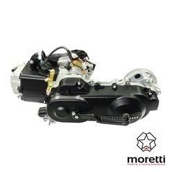 Silnik skuter 50cc 4T GY6 139QMB, 139QMA koło 10 cali, pokr. 400mm krótki wałek