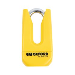 Kłódka na tarczę hamulcową MONSTER żółta FLUO Oxford | OF36M