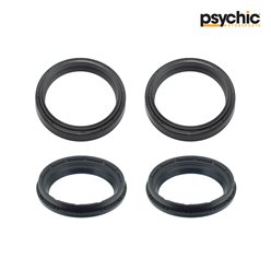 PSYCHIC USZCZELNIACZE PRZEDNIEGO ZAWIESZENIA OLEJOWE I PYŁOWE KOMPLET KTM SX 250 2003-2016, SXF 350 2011-2016, SXF 450 2007-2016, 690 ENDURO R 2009-2014, HUSQVARNA FE / TC 250 2014-2016, HUSABERG, GAS GAS (56-146)