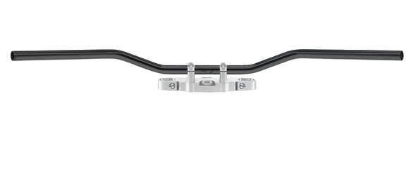 Kierownica stalowa 25,4MM Roadstar Wide czarna z przetłoczeniami na kable TRW | MCL133SKK