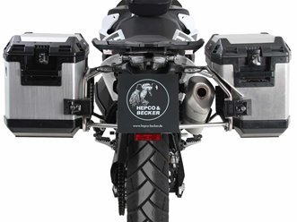 Stelaż kufrów bocznych XplorerCutout + kufry Xplorer KTM 790 Adventure / R 2019-2021 Hepco Becker | 6517581 00 22-00-40