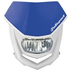 Lampa przednia Halo LED niebieski Polisport | 8667100005