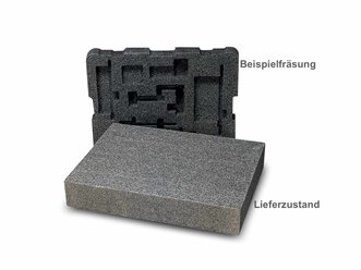 Wkładka z twardej pianki do skrzynki narzędziowej 470x80x360