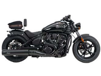 Bagażnik Solo z oparciem Indian Scout Sixty Bobber czarny Hepco & Becker | 6127694 00 01