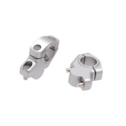 Podwyższenie kierownicy z przesunięciem Zontes 125-C2 30mm w górę, 21mm w tył, srebrne | 42407693 00 09