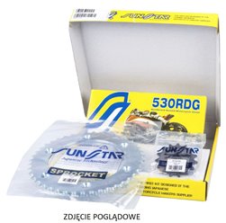 Zestaw napędowy SUZUKI GSXR 1300 HAYABUSA 99-07 PLUS ZŁOTY 17/40/112 DO 1400CM3 | K530RTG098