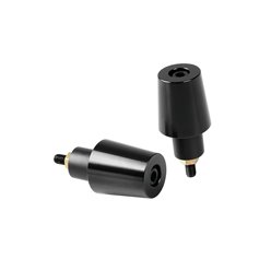 Ciężarki kierownicy uniwersalne czarne alu Ø17-23mm SU-2 LAMPA | 90317